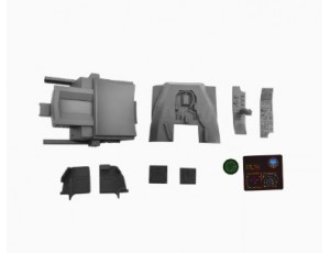 Freewing F-16 V2 90mm EDF Jet 3D Cockpit Printed Parts